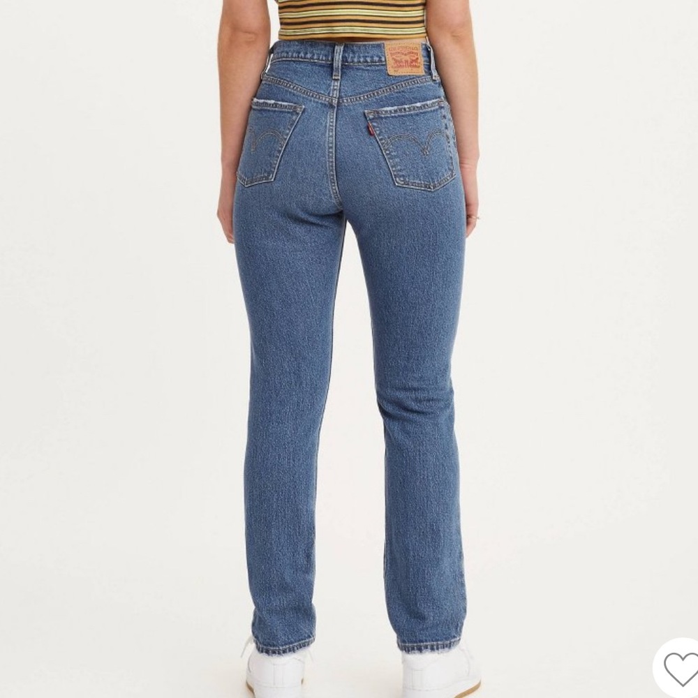 Levi’s Women’s High Rise 501 Jeans - Salsa in Sequence, Straight Leg, Button Fly